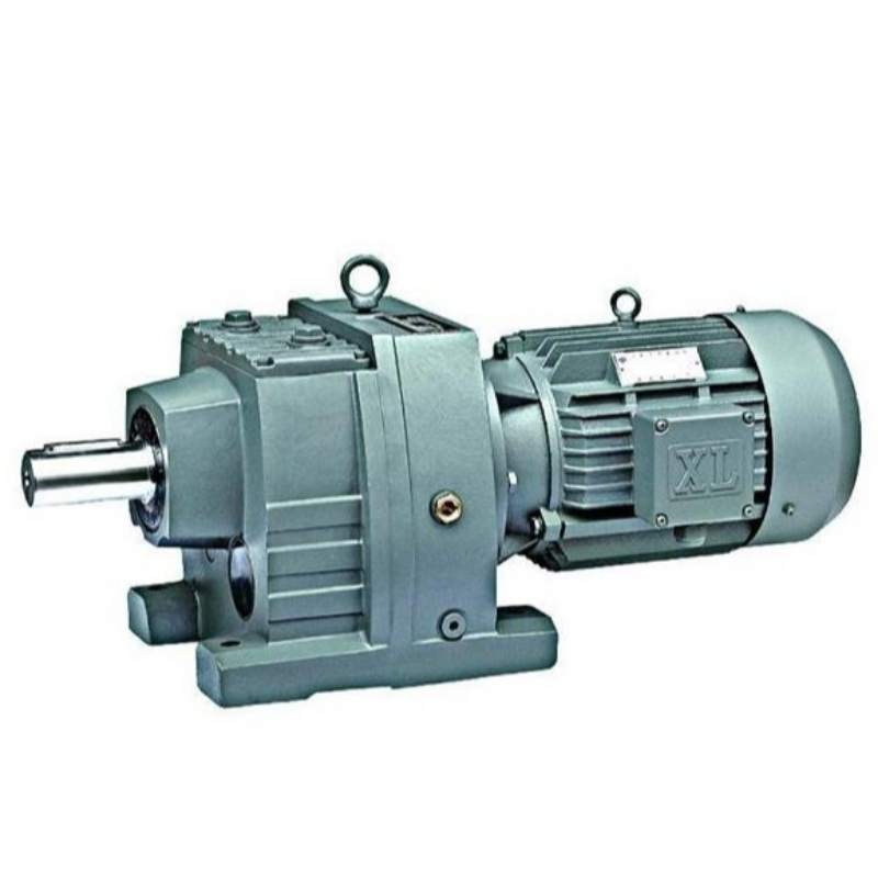 R series helical gear reducer with hard tooth surface